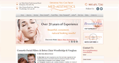 Desktop Screenshot of med-aesthetics.com